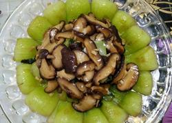 油菜炒香菇