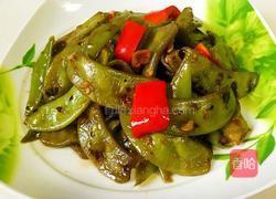 虎皮眉豆炕尖椒的做法图解7