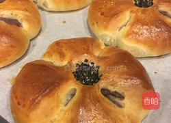豆沙花朵面包的做法图解16