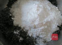 黑芝麻花生汤圆馅的做法图解3