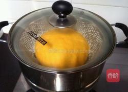 南瓜芝麻发糕的做法图解3