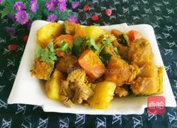 大骨头炖南瓜土豆的做法图解8