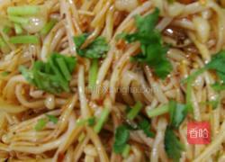 红油金针菇的做法图解4