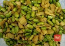 毛豆炒萝卜干的做法图解5