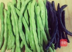 扁豆炒海米的做法图解2