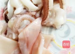 青椒鱿鱼花(介绍切花方法)的做法图解2