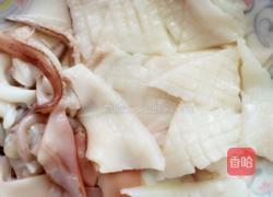 青椒鱿鱼花(介绍切花方法)的做法图解7