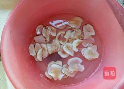 雪梨雪耳海底椰煲瘦肉的做法图解2