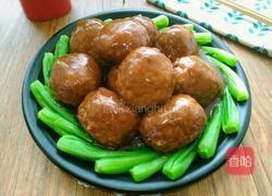 红烧狮子头的做法图解12