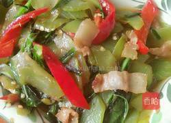 莴笋炒回锅肉的做法图解7