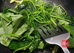 炒地瓜叶的做法图解4