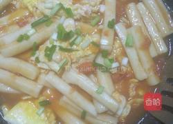 番茄炒年糕的做法图解6