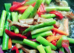 芦笋炒肉条的做法图解6