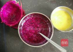 火龙果鸡蛋饼的做法图解5