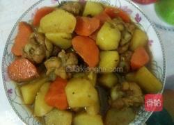 鸡腿炖土豆红萝卜的做法图解5