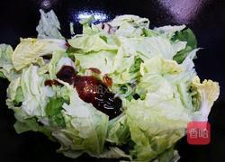 香菇炒白菜叶的做法图解9