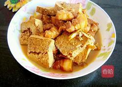 五花肉烧冻豆腐的做法图解10