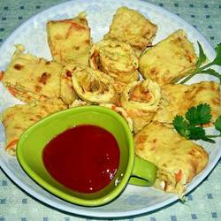 昙花胡萝卜鸡蛋饼的做法[图]