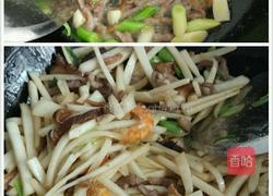 大蒜炒年糕的做法图解5