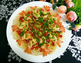 蒜蓉剁椒蒸虾[图]
