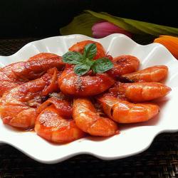 西红柿烧河虾的做法[图]