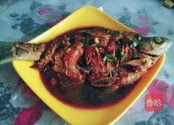家常干烧扁鱼的做法图解10