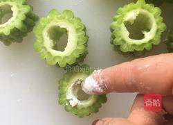 苦瓜酿肉的做法图解3