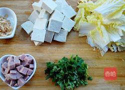 白菜豆腐煲的做法图解3