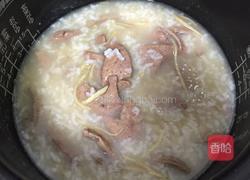 菠菜猪肝片粥的做法图解5
