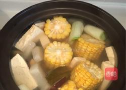 玉米豆腐菌汤的做法图解4