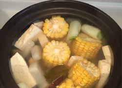 玉米豆腐菌汤