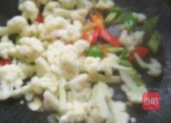 素炒花菜的做法图解5