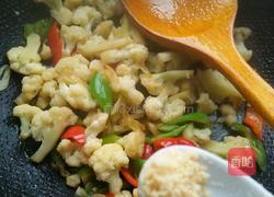 素炒花菜的做法图解7