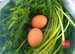 茴香炒鸡蛋的做法图解1