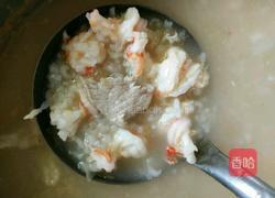 香甜贵虾瘦肉粥的做法图解3