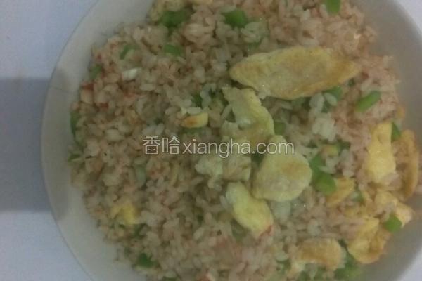 番茄青椒炒饭