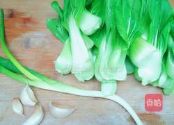 肉片炒青菜的做法图解3