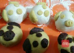 卡通猪元宵的做法图解12