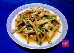 茶树菇炒肉条的做法图解7