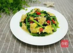 茼蒿菜炒鸡蛋的做法图解10