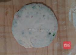 黄金葱花火腿饼的做法图解9