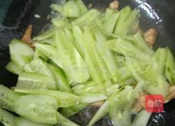 黄瓜炒肉的做法图解5