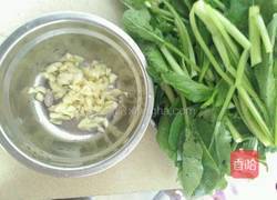 蒜炒菜心的做法图解1