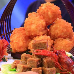 CCTV7食尚大转盘《灌汤龙虾球》的做法[图]