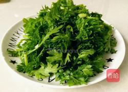 鸡蛋烩茼蒿的做法图解4