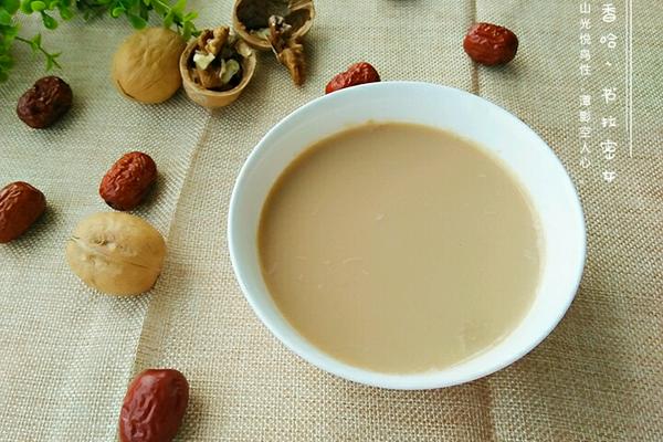 核桃红枣豆浆的花样做法