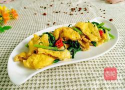 鸡蛋烩茼蒿的做法图解13