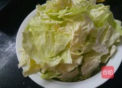 腊肉炒包菜的做法图解3