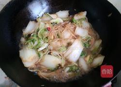 白菜炖粉条的做法图解4