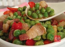 腊肉烧豌豆的做法图解12